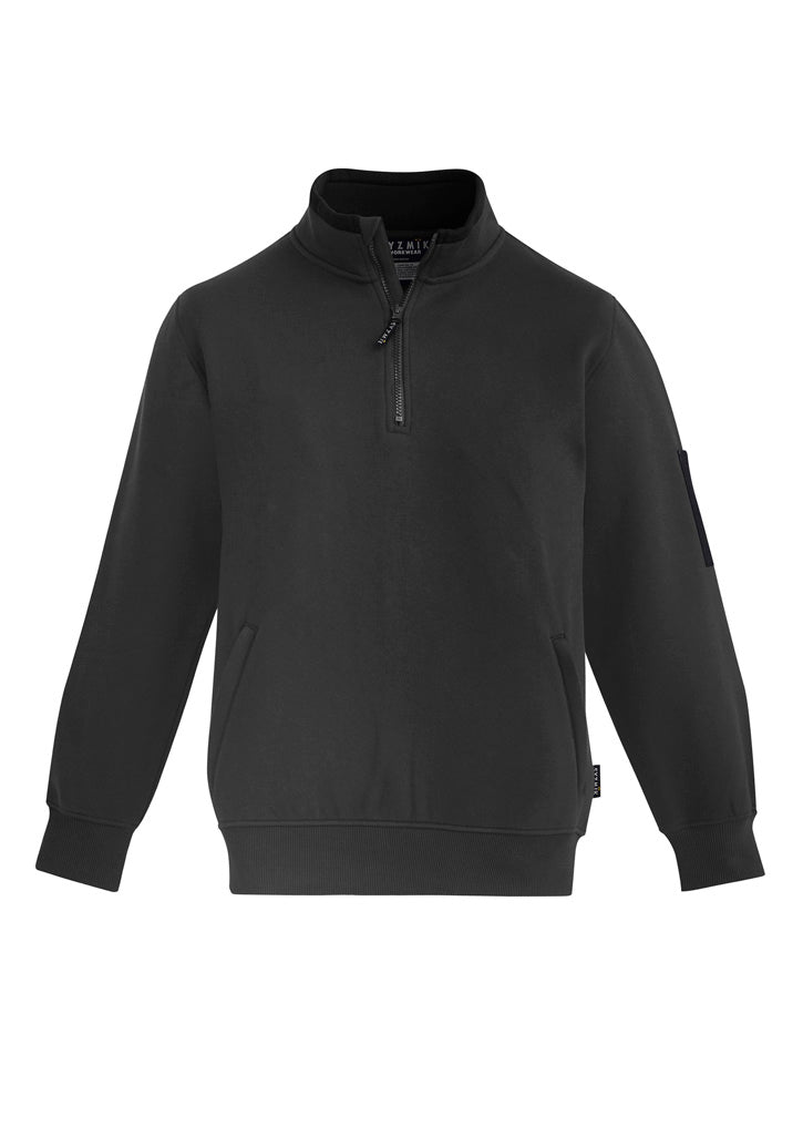 1/4 Zip Brushed Fleece ZT366