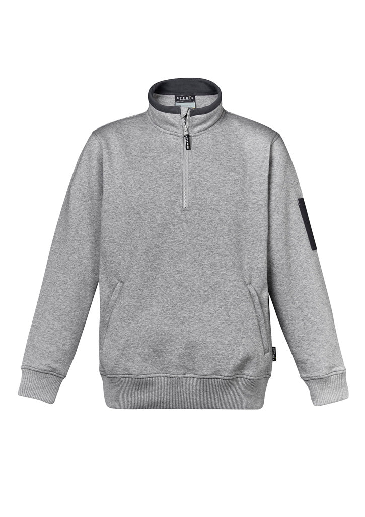 1/4 Zip Brushed Fleece ZT366