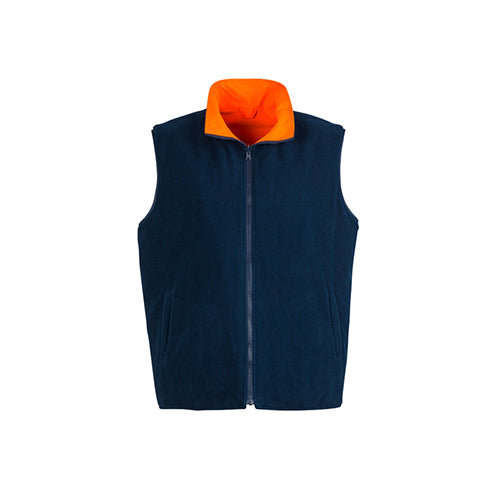 Syzmik Workwear | Mens Hi Vis Lightweight Fleece Lined Vest | ZV358