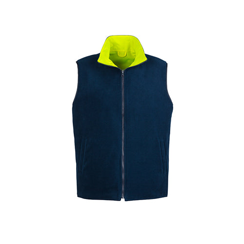 Mens Hi Vis Lightweight Fleece Lined Vest | ZV358