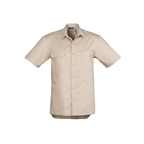 Syzmik Workwear | Mens Lightweight Tradie Short Sleeve Shirt | ZW120