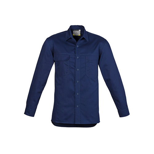 Syzmik Workwear | Mens Lightweight Tradie Long Sleeve Shirt | ZW121
