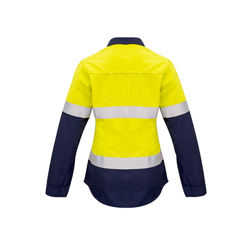 Syzmik Workwear | Womens Closed Front Hoop Taped Spliced Shirt | ZW131