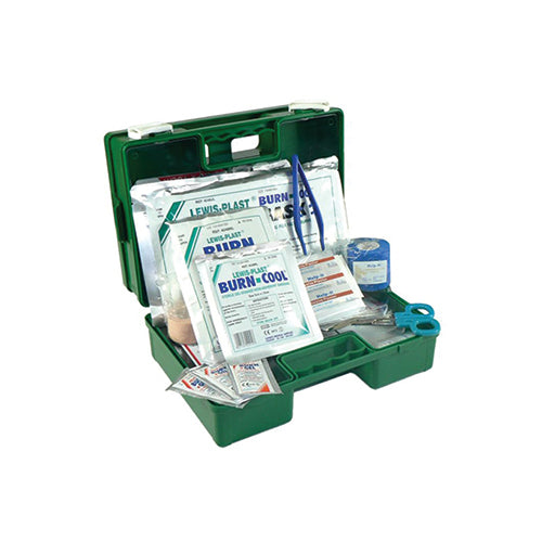 First Aid Kit | Commercial Burns | Wall Mountable Plastic Box