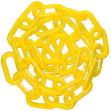 Plastic Chain 25 metre - Yellow