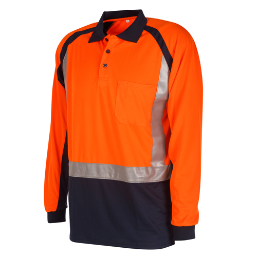 HI-VIZ LONG SLEEVE POLO | 1677